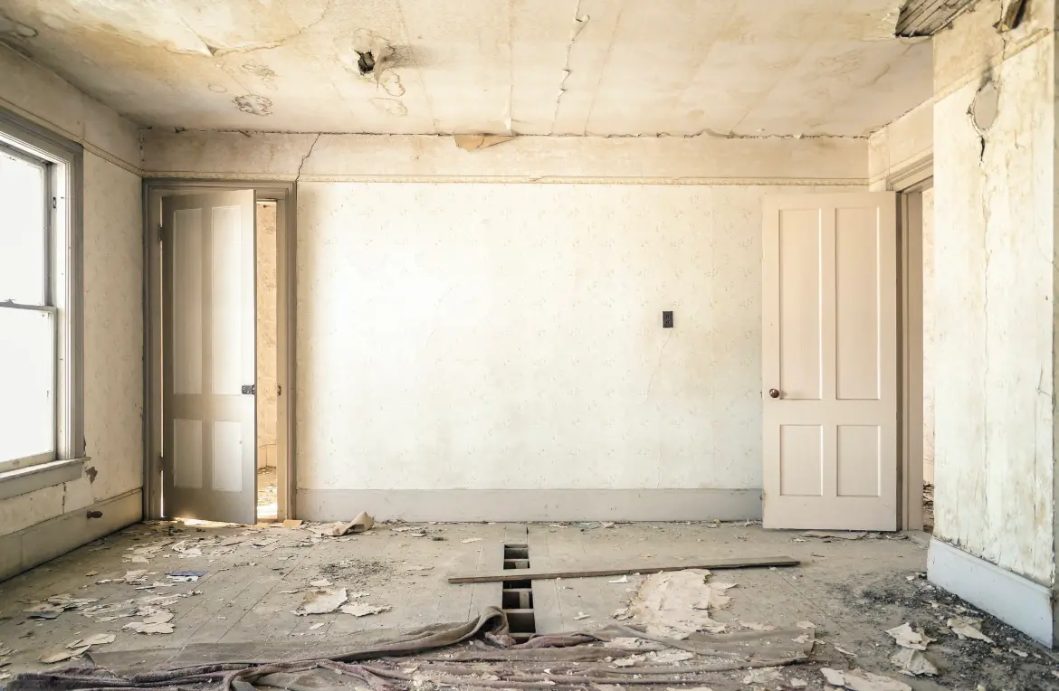 Waste disposal crew managing a cleanout project in Jefferson